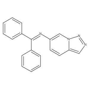 N-([1,2,3]triazolo[1,5-a]pyridin-6-yl)-1,1-diphenylmethanimine结构式
