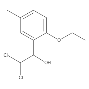 2,2-Dichloro-1-(2-ethoxy-5-methylphenyl)ethanol Structure