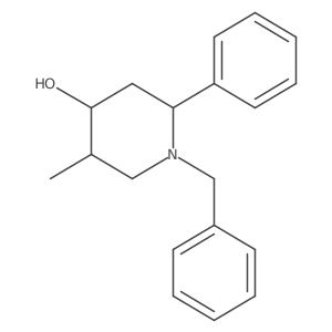 rel-(2R,5R)-1-Benzyl-5-methyl-2-phenylpiperidin-4-ol Structure
