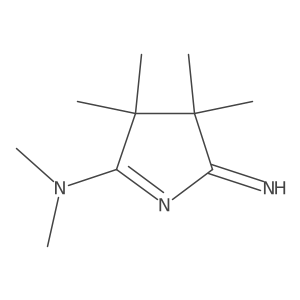 2-imino-N,N,3,3,4,4-hexamethyl-3,4-dihydro-2H-pyrrol-5-amine结构式