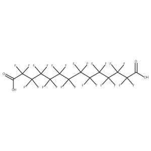 Perfluorotetradecanedioic acid Structure
