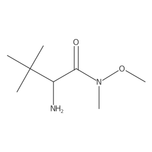 2(S)-Amino-N-methoxy-3,3,N-trimethyl-butyramide结构式
