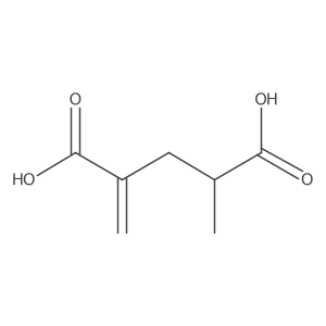 2-methyl-4-methylene-pentanedioic acid Structure