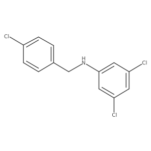 3,5-dichloro-N-(4-chlorobenzyl)aniline结构式