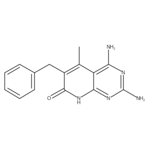 2,4-diamino-5-methyl-6-benzyl-8H-pyrido[2,3-d]pyrimidin-7-one Structure