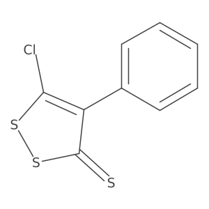 3H-1,2-Dithiole-3-thione, 5-chloro-4-phenyl-结构式