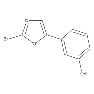 3-(2-Bromooxazol-5-yl)phenol Structure