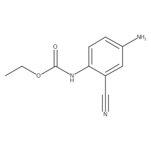 ethyl N-(4-amino-2-cyanophenyl)carbamate Structure