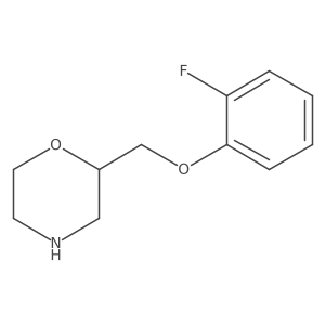 2-(2-Fluoro-phenoxymethyl)-morpholine Structure