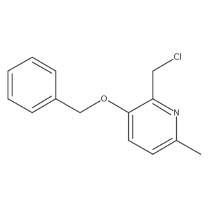 3-(Benzyloxy)-2-(chloromethyl)-6-methylpyridine结构式