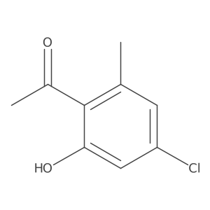 1-(4-Chloro-2-hydroxy-6-methylphenyl)ethanone结构式
