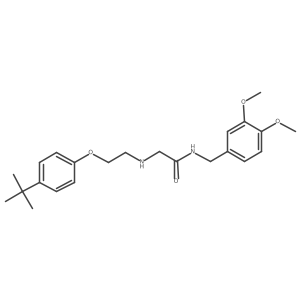 2-{[2-(4-tert-butylphenoxy)ethyl]amino}-N-[(3,4-dimethoxyphenyl)methyl]acetamide结构式