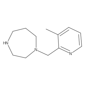 1-(3-Methylpyridin-2-ylmethyl)-[1,4]diazepane结构式