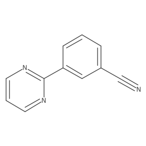3-(2-Pyrimidinyl)benzonitrile结构式