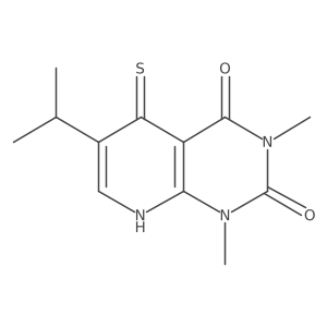 6-isopropyl-5-mercapto-1,3-dimethylpyrido[2,3-d]pyrimidine-2,4(1H,3H)-dione Structure