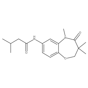 3-methyl-N-(3,3,5-trimethyl-4-oxo-2,3,4,5-tetrahydrobenzo[b][1,4]oxazepin-7-yl)butanamide Structure