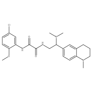 N1-(5-chloro-2-methoxyphenyl)-N2-(2-(dimethylamino)-2-(1-methyl-1,2,3,4-tetrahydroquinolin-6-yl)ethyl)oxalamide Structure