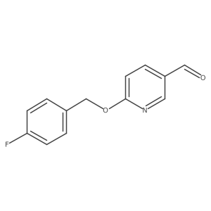 6-(4-Fluoro-benzyloxy)-pyridine-3-carbaldehyde Structure