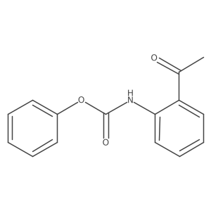 phenyl N-(2-acetylphenyl)carbamate Structure