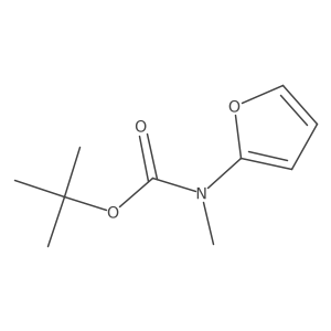 tert-Butyl furan-2-yl(methyl)carbamate结构式