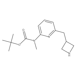 Tert-butyl (6-(azetidin-3-ylmethyl)pyridin-2-YL)(methyl)carbamate Structure