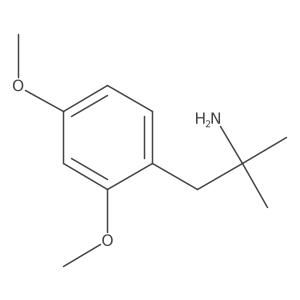 1-(2,4-Dimethoxyphenyl)-2-methylpropan-2-amine Structure