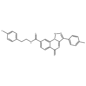 N-(4-chlorophenethyl)-5-oxo-3-(p-tolyl)-4,5-dihydro-[1,2,3]triazolo[1,5-a]quinazoline-8-carboxamide Structure