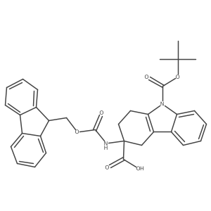 (R,S)-Fmoc-Thc(Boc)-OH Structure