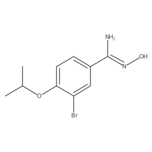 (Z)-3-bromo-N'-hydroxy-4-isopropoxybenzimidamide结构式