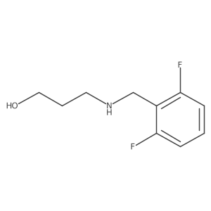 3-{[(2,6-Difluorophenyl)methyl]amino}propan-1-ol结构式