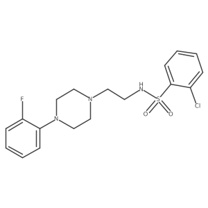 2-chloro-N-(2-(4-(2-fluorophenyl)piperazin-1-yl)ethyl)benzenesulfonamide Structure