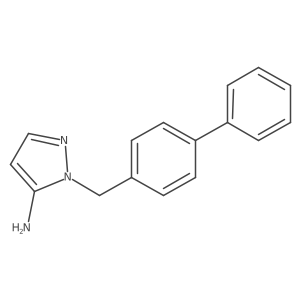1-([1,1a(2)-Biphenyl]-4-ylmethyl)-1H-pyrazol-5-amine Structure