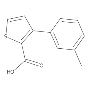 3-m-Tolyl-thiophene-2-carboxylic Acid结构式