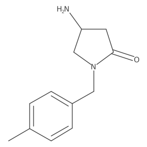2-Pyrrolidinone, 4-amino-1-[(4-methylphenyl)methyl]- Structure