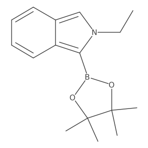 2-Ethyl-1-(4,4,5,5-tetramethyl-1,3,2-dioxaborolan-2-yl)-2H-isoindole Structure