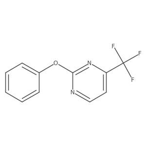 2-Phenoxy-4-trifluoromethylpyrimidine结构式