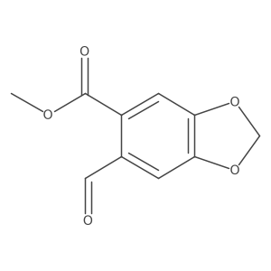 Methyl 6-formyl-1,3-benzodioxole-5-carboxylate Structure