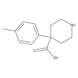4-(4-Methylphenyl)piperidine-4-carboxylic acid结构式