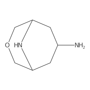3-Oxa-9-azabicyclo[3.3.1]nonan-7-amine结构式