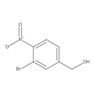 (3-bromo-4-nitro-phenyl)methanol结构式
