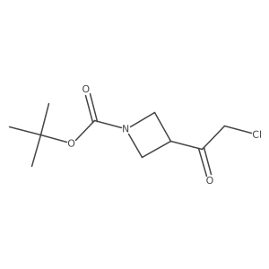 Tert-butyl 3-(2-chloroacetyl)azetidine-1-carboxylate Structure