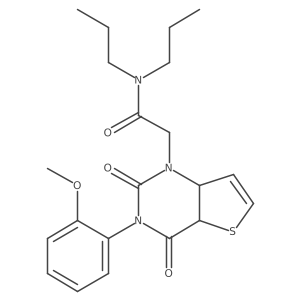 2-[3-(2-methoxyphenyl)-2,4-dioxo-1H,2H,3H,4H-thieno[3,2-d]pyrimidin-1-yl]-N,N-dipropylacetamide Structure