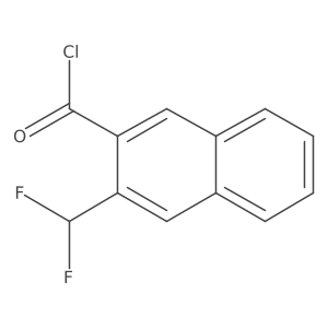 2-(Difluoromethyl)naphthalene-3-carbonyl chloride Structure