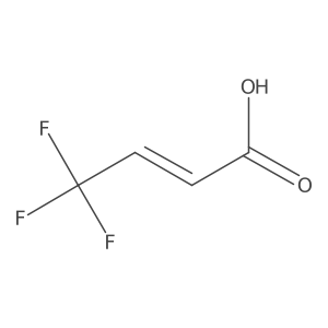 (Z)-4,4,4-trifluorobut-2-enoic acid Structure