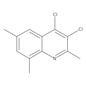 3,4-Dichloro-2,6,8-trimethylquinoline结构式