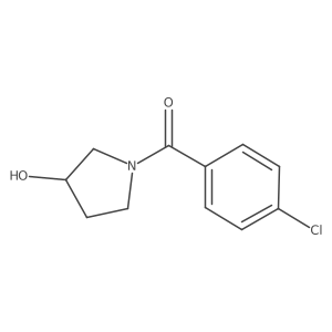 1-(4-Chlorobenzoyl)pyrrolidin-3-ol Structure