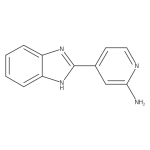 4-(1H-Benzo[d]imidazol-2-yl)pyridin-2-amine结构式