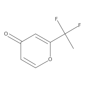 2-(1,1-Difluoroethyl)-4H-pyran-4-one Structure