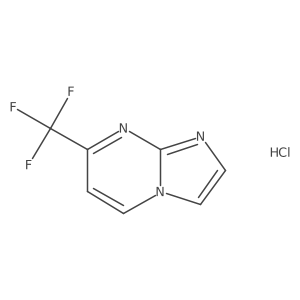 7-(Trifluoromethyl)imidazo[1,2-a]pyrimidine hydrochloride结构式
