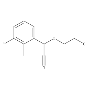 2-(2-Chloroethoxy)-2-(3-fluoro-2-methylphenyl)acetonitrile结构式